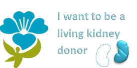 I want to be a living kidney donor